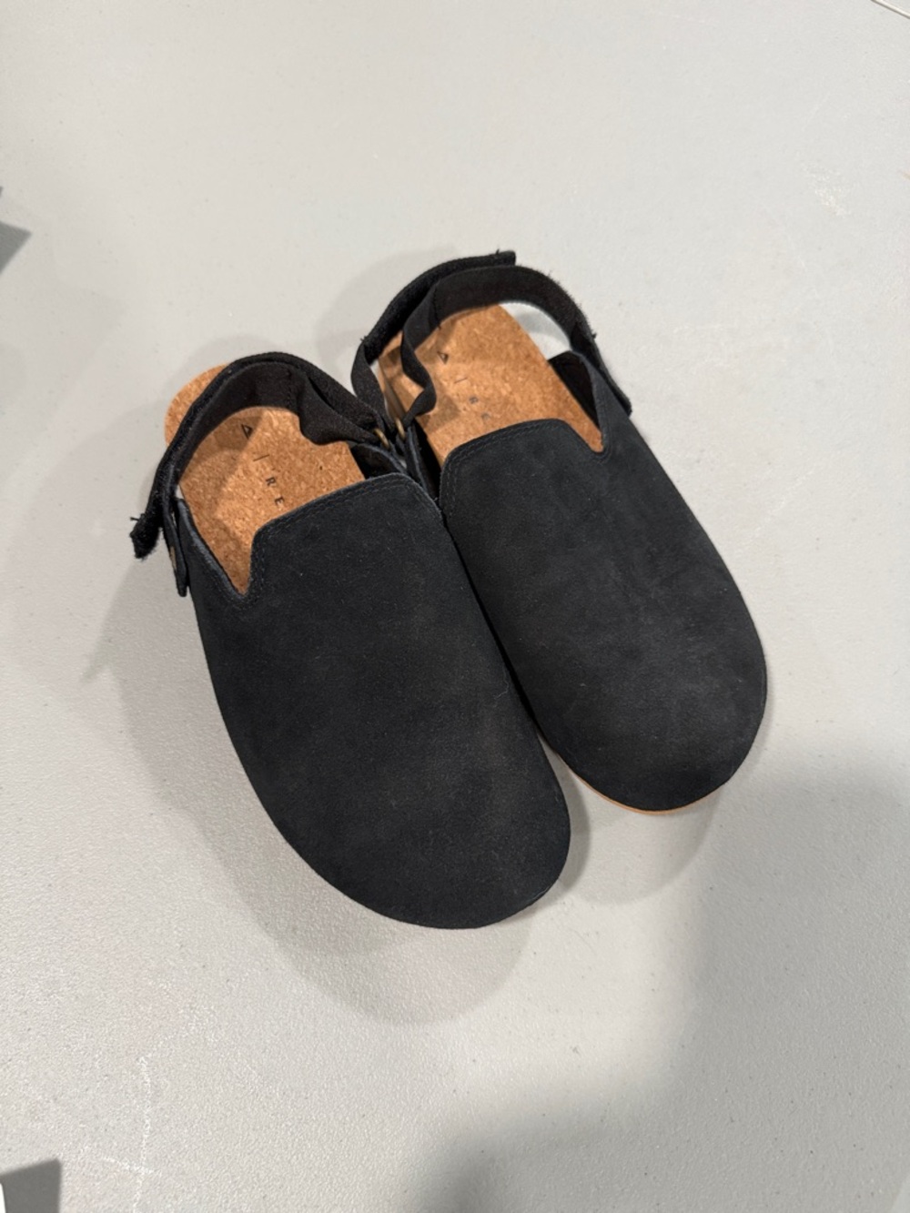 Reef Black Sandal with Tan Outsole